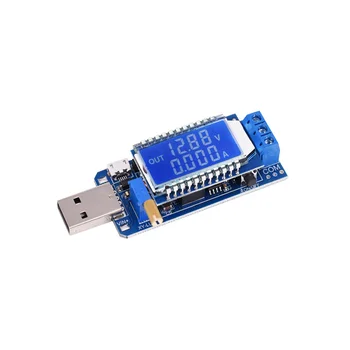 

5V boost buck power module to 3V3.3V4.2V9V12V24V measuring voltage and current Capacity coulomb counter display digital tools