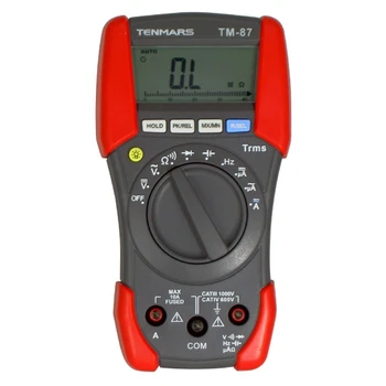 

LCD Backlit Display with Maximum Reading of 3999 TM-87 Digital Multimeter
