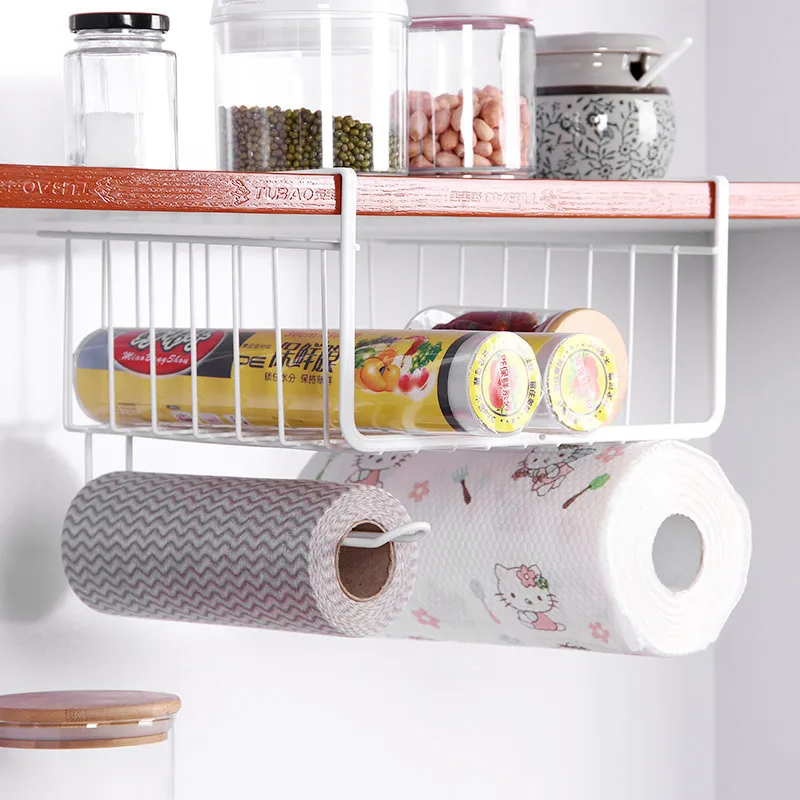 

MAGIC UNION Creative European Cupboard Storage Rack Kitchen Storage Basket For Tableware Dish Bowl Kitchen Hanging Hooks Rack