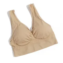 Женский спортивный бюстгалтер-борцовка плюс размер, майка для тренировок, майка для йоги, мягкий жилет с хлопковой подкладкой, беспроводные Спортивные бюстгальтеры, топы для женщин