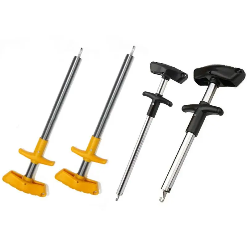 

1 Pc T type Portable Aluminium fish hook removal tool Aluminum Fish Hook Remover Extractor Puller Squeeze Out Hook Tool