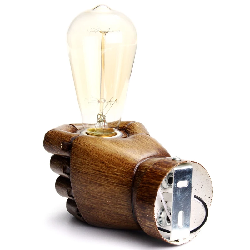 Esquerda para a Direita do Vintage Parede de Luz da Lâmpada Sala de Jantar em Casa Noite Edison Lâmpadas Bar Café Estudo Loft Foyer Decoração Mão E27 16 Mão Esquerda Para a Direita do vintage