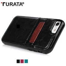 Turata чехол для iPhone 7 7 плюс, Роскошные PU кожаный чехол клип Защитный Чехлы-бумажники чехол для iPhone 7 Plus