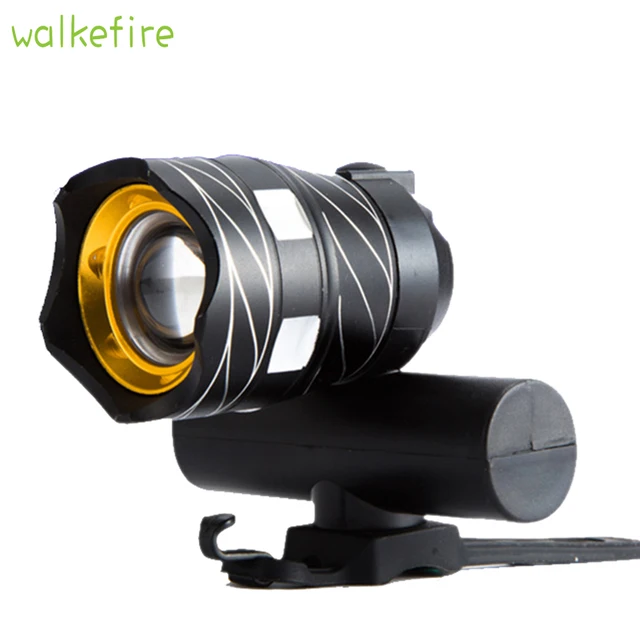 Best Offers Walkfire Zoomable XM-L T6 LED Bicycle Light Bike Front Top Tube Lamp Waterproof Cycling Focus Torch Headlight USB Rechargeable 