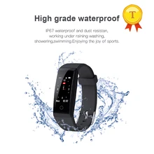 Водонепроницаемый смарт-браслет для плавания цветной экран монитор сердечного ритма Push whatsapp электронная почта пульт дистанционного управления bluetooth Смарт-браслет