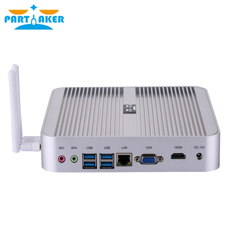 Partaker B11 [6Gen Intel Core i5 6200U] 3 года гарантии Win10 безвентиляторный мини ПК настольных 4 к