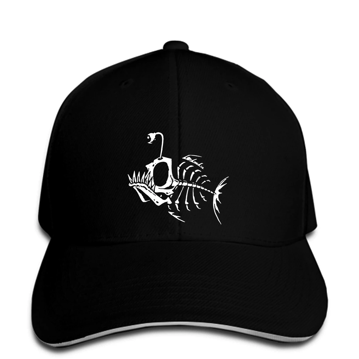 

funny Baseball Cap bones fish skeleton weird fish t men