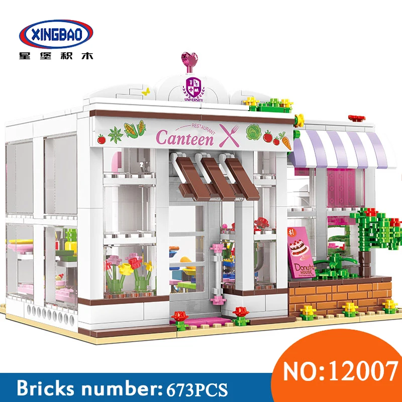 

XINGBAO 12007 New Toys 673Pcs Girl Series The University Dormitory Set Building Blocks Bricks Educational Funny Toys For Kids