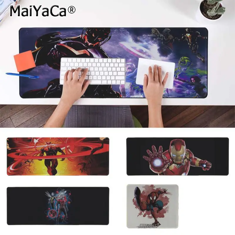 

Maiyaca In Stocked Marvel hero Durable Rubber Mouse Mat Pad Rubber PC Computer Gaming mousepad