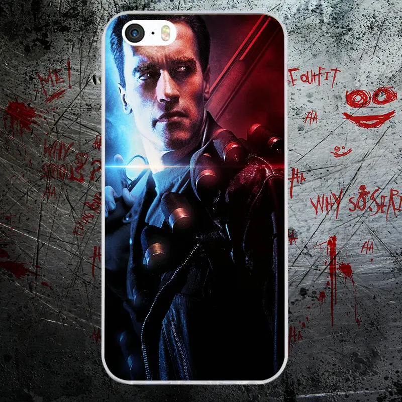 Fashoin Movie Terminator Soft TPU Silicone Mobile Phone Cases Cover for iPhone X 8 7 6S 6 Plus 5 5S SE 5C 4S 4 Shell Bags - Цвет: Picture 10