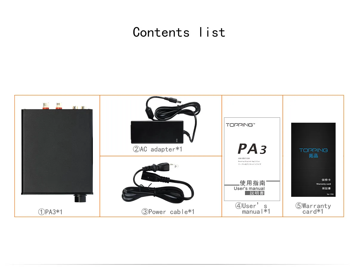 TOPPING PA3 Настольный цифровой усилитель аудио усилитель TDA7498E Hifi усилитель мощности профессиональные 80 Вт усилители