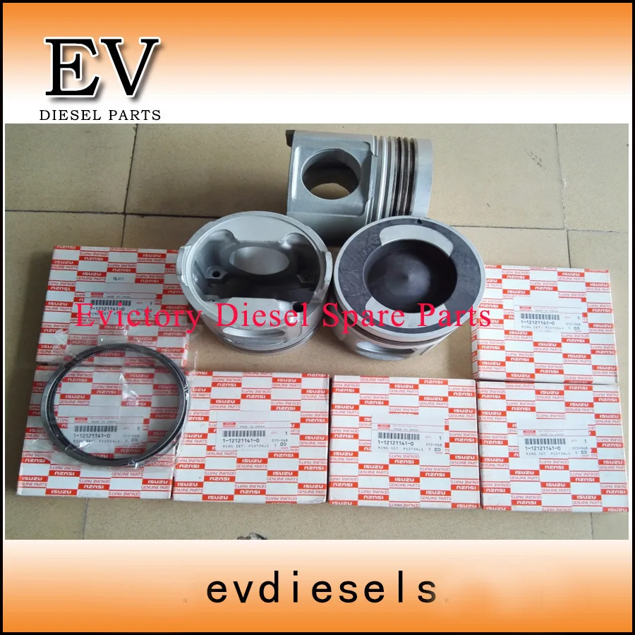 6WA1 6WA1T 6WA1TC piston +piston ring+full gasket kit+6WA1 cylinder
