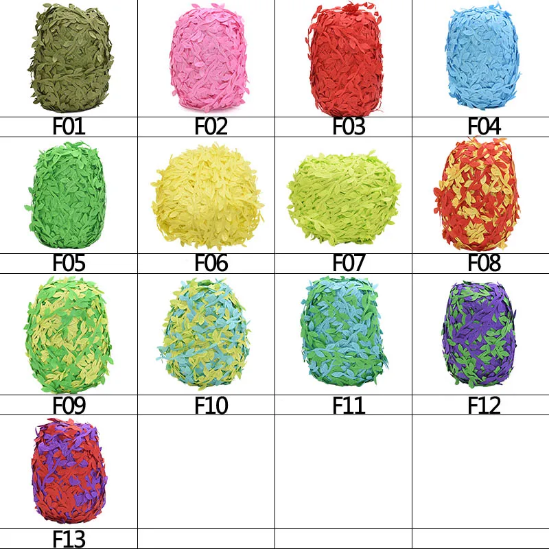 20 м многоцветный шелк искусственный зеленый лист лоза ручной работы DIY ВЕНОК подарок скрапбукинг украшения для свадебной вечеринки