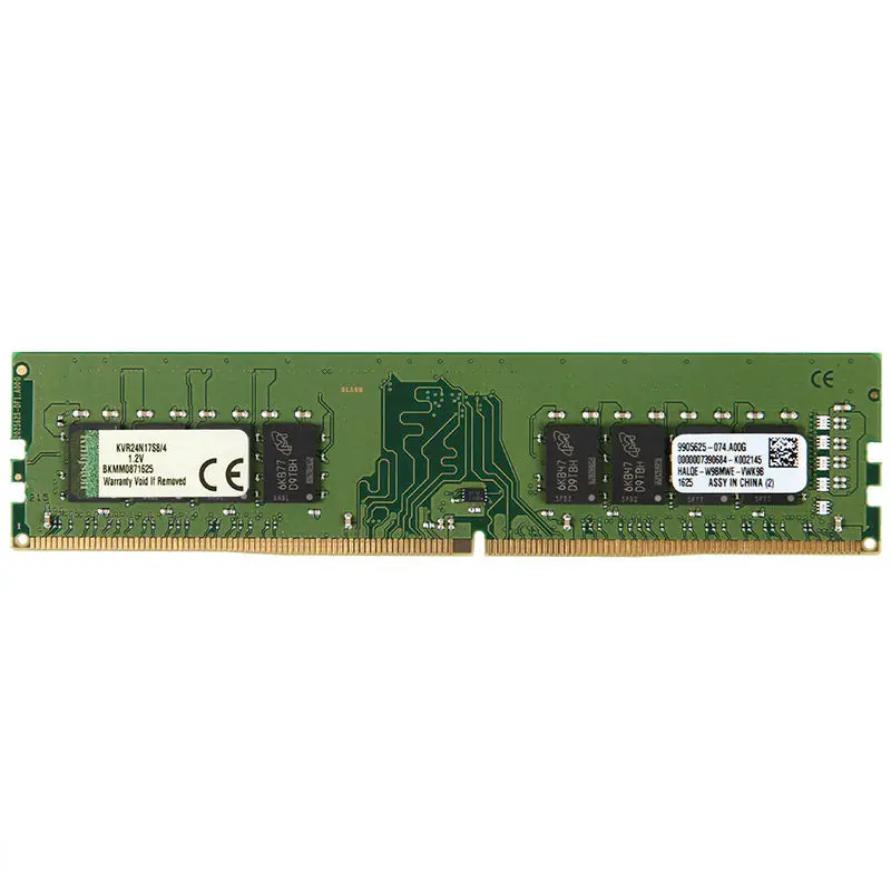 Игровая память Kingston игровая Intel DDR4 ОЗУ 8 ГБ 4 Гб 2400 МГц 16 1 2 В 288 контактов для ПК