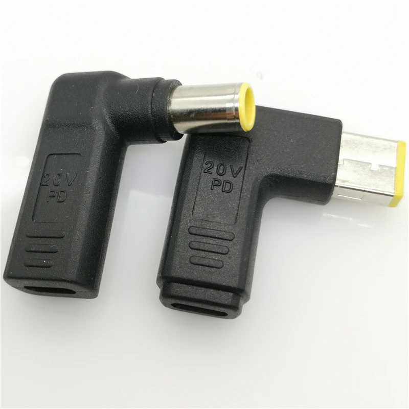 Адаптер конвертер для зарядного устройства ноутбука USB Тип C разъем питания