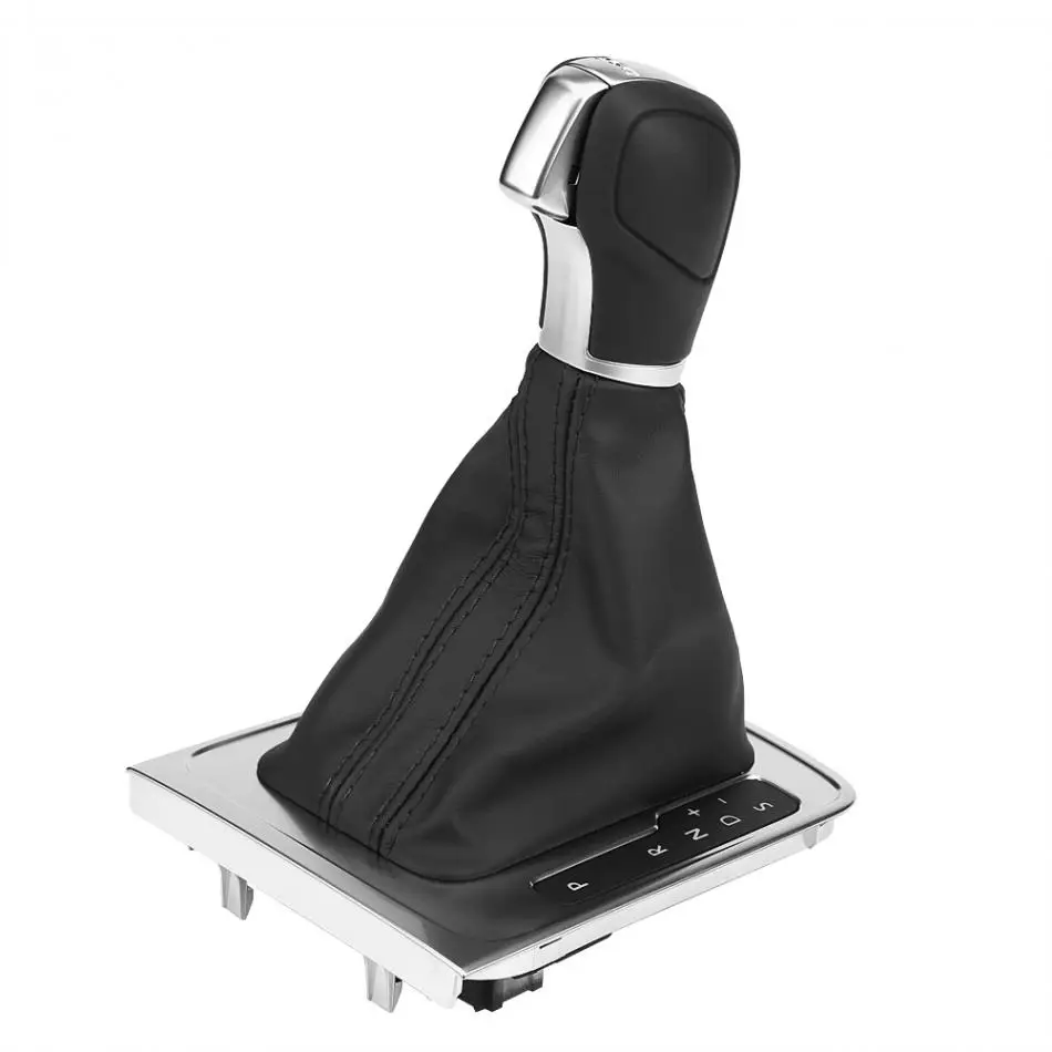 

Auto Automatic Leather Gear Shift Stick Knob Dust-proof Cover Gaiter Boot Cover for Passat B7 VW CC Passat R-Line