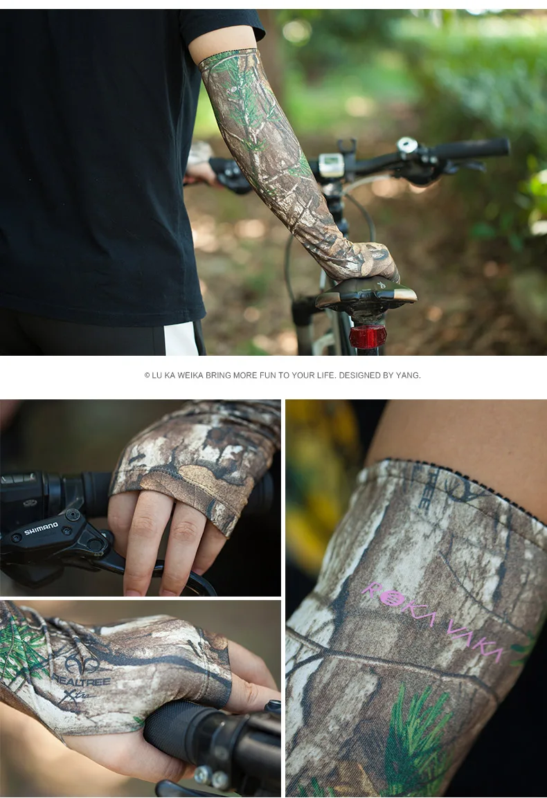 2018 Outdoor Ultra Thin Summer Breathable Anti-slip Fishing Hunting Gloves Camo Touch Screen Camouflage Mountain Tactical Gloves (15)