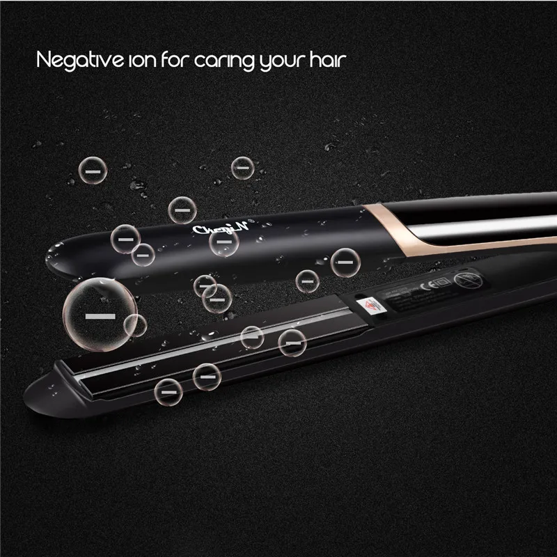 Профессиональные выпрямители для волос керамические плавающие пластины выпрямитель для волос бигуди 2 в 1 контроль температуры завивки волос волна