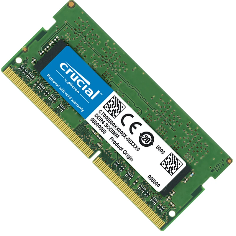 Crucial 8G 16G DDR4 ram 2666 MT/s(PC4-21300) SR x8 SODIMM ram 1,2 V 260-Pin для ноутбука