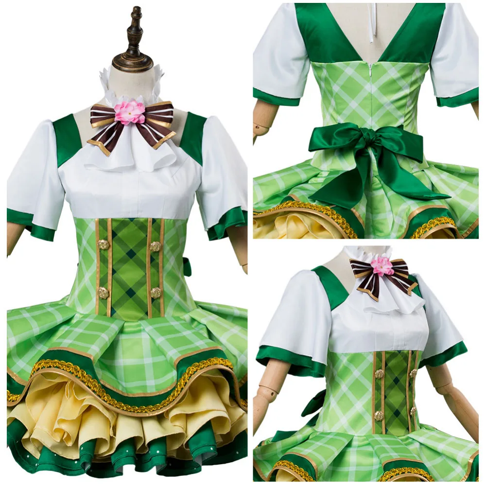Аниме Love Live School Idol Project Koizumi Hanayo Цветочное платье с букетом наряд для