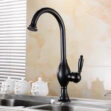 Смеситель для кухни, латунный кран для кухонной раковины, высокий вращающийся носик, однорычажный смеситель, смеситель для воды, кран Torneira Cozinha 9001