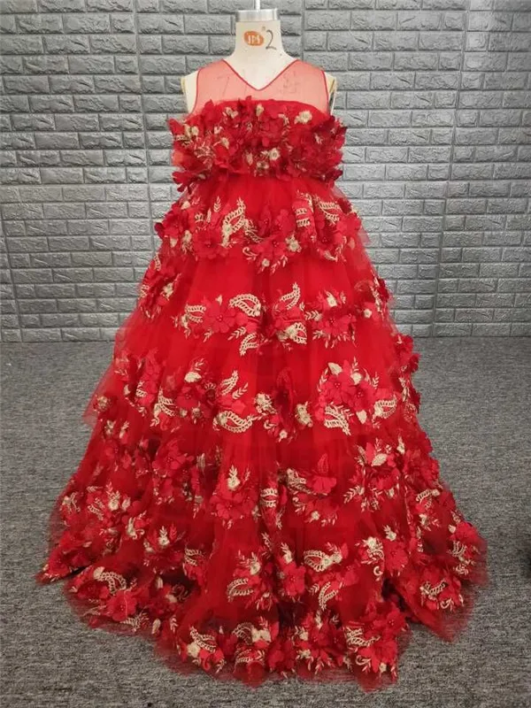 empire waist flower girl dress