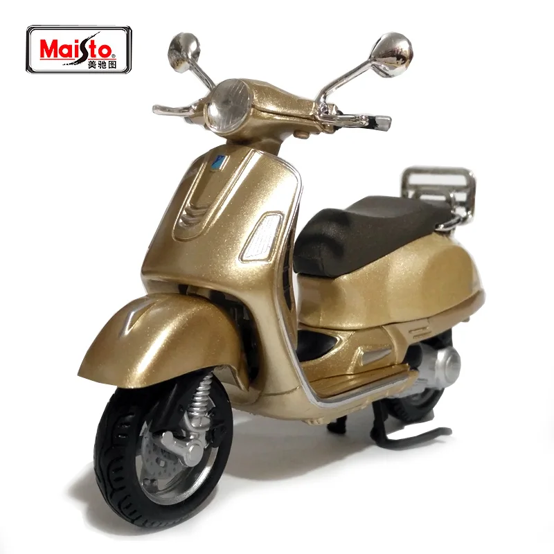 Модель мотоцикла Maisto 1:18 PIAGGIO Vespa GTS 300 (2017) Primavera 150 из сплава литые модели игрушки