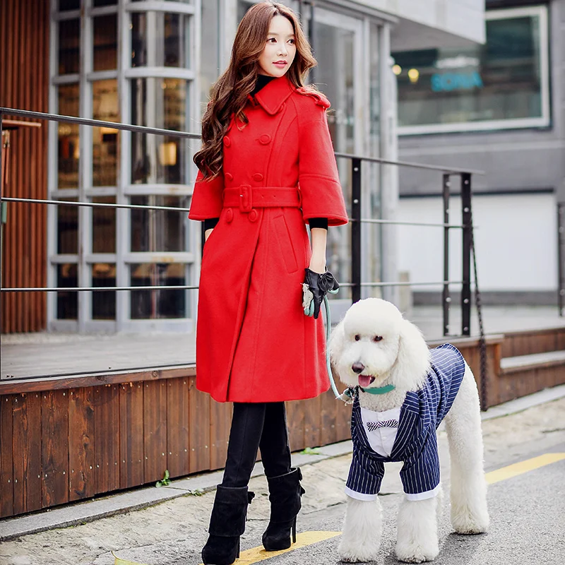 Manteaux Hiver Mode Laine Sobretudo Mujer Style Tempérament À Casual Long Abrigo En Automne 2018 New Gros Manteau La Femmes Britannique Chart See 0qAanwF