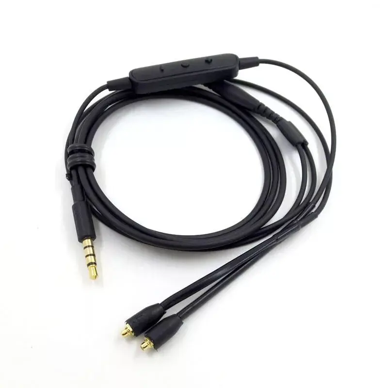 Оригинальный кабель для Shure SE215 535 846 позолоченный провод/кабель наушников