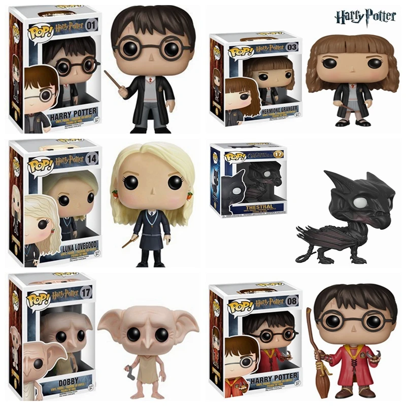 

Funko POP anime Harry Potter/DOBBY/Luna Lovegood/Severus Snape/Ron Weasley/Thestral action Figure Collectible PVC Model Toys