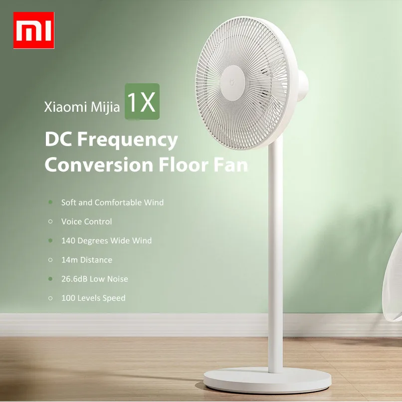 

Original 1 Mijia 1X DC Frequency Conversion Fan APP Control For Home Cooler Floor Standing Fan Air Conditioner Natual Wind