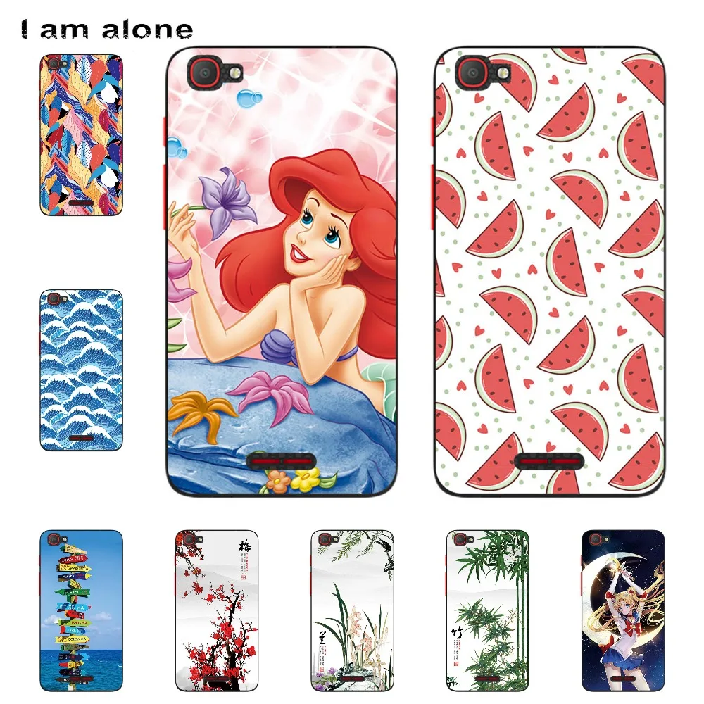 

I am alone Phone Cover For Alcatel Pixi 4 Plus Power 5023E 5023F 5.5 inch Solf TPU Cellphone Fashion Cases Shipping Free