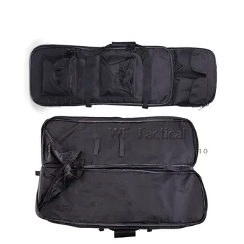 

85cm 100cm 120cm Tactical Hunting Backpack Dual Rifle Square Carry Bag with Shoulder Strap Gun Protection Case Backpack Black