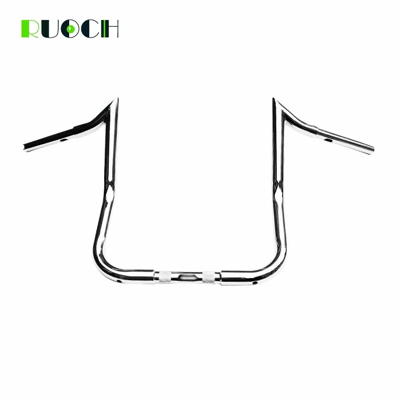 

Motorcycle 1.25" Monkey Bagger Ape Handlebar 12" 14" 16" Rise for 1996-2019 Harley Davidson Touring Electra Street Electra Glide