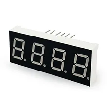 MCIGICM 10 шт. общий анод 4 битовая цифровая трубка 0," 0.4in. Красный светодиодный дисплей 7 segmentos светодиодный цифровой трубки