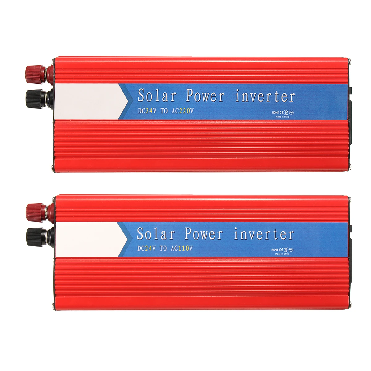 Трансформатор напряжения пиковый 6000 Вт автомобильный инвертор 12/24 В к AC 220/110 В USB Модифицированная синусоида Красный Универсальный Интеллектуальный