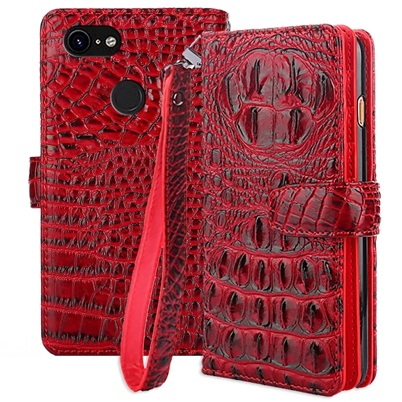 For Google Pixel 3 XL Case Pixel 3 XL Case Flip Wallet Cover PU Leather