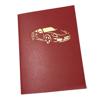 

Handmade 3D Pop Up Sports car Birthday Cards Creative Greeting Cards