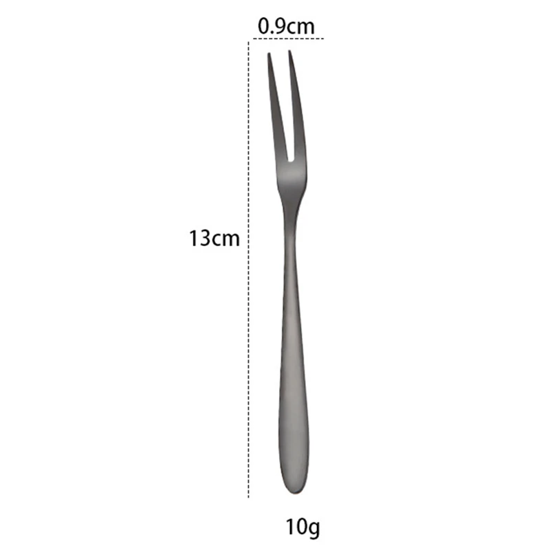 Покупатель звезда Красочные Нержавеющая сталь фрукты вилка кухонный набор столовые приборы вилка для торта, десертная посуда для закусок чайная столовая вилка