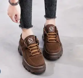 

2018 new Harajuku wild casual shoes women's shoes tide shoes super thick bottom platform shoes.
