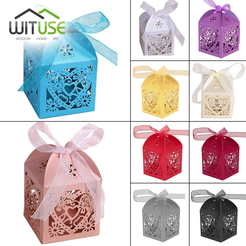 

Free Shipping 50 X Gold Wedding Candy Box Water Droplet Gift Box Hershey's Chocolate Box Wedding Party Supply