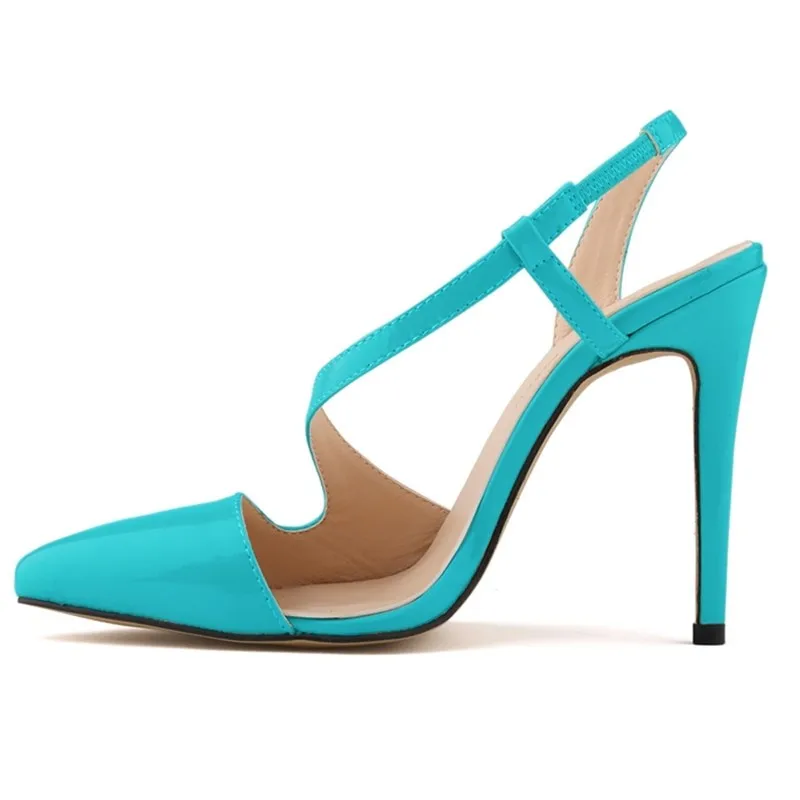 New-Fashion-Thin-Heels-Women-Pumps-Pointed-Toe-Pumps-Shoes-Leather-Sexy-Slingbacks-Wedding-Shoes-Large (8)