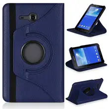 Funda Capa Cover For Galaxy Tab E 7.0 Lite SM-T113 360 Rotation Holder Case for Samsung Tab3 Lite 7" T110 T111 T116 Cover Glass