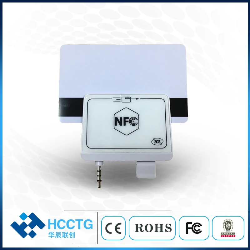 NFC de Jack de Audio de lector de tarjeta Magnética/teléfono móvil lector de tarjeta de crédito con SDK libre - 4