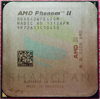 

AMD Phenom X4 840 X4-840 Quad-Core DeskTop CPU HDX840WFK42GM Socket AM3