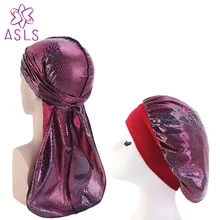 2 шт набор дюраг и капот Модные мужские Бандана и женщины Удобная Кепка chemo или Frizzy натуральные аксессуары для волос