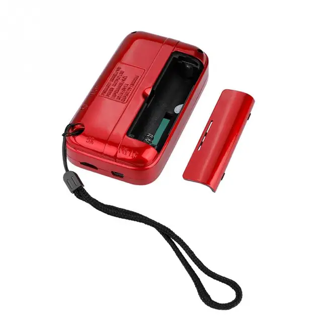 FM Radio U Disk/TF Music Mini USB Radio Speaker With 24-hour Standby
