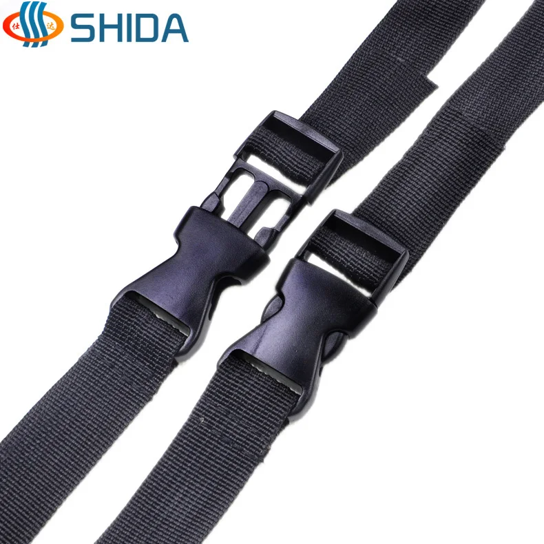 

2.5*110cm length 10pcs/lot Strapping simple packing belt compression with plug with binding belt buckle band