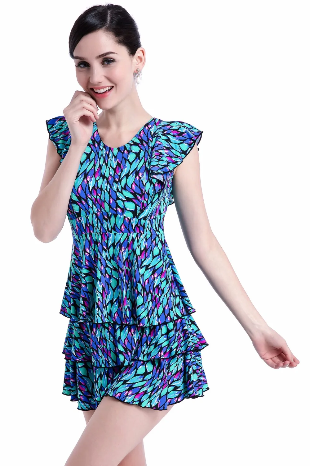 

One-piece Swimsuit Fake Boobs Form Swimsuit For Mastectomy Transgender Crossdresser Drag Queen Shemale