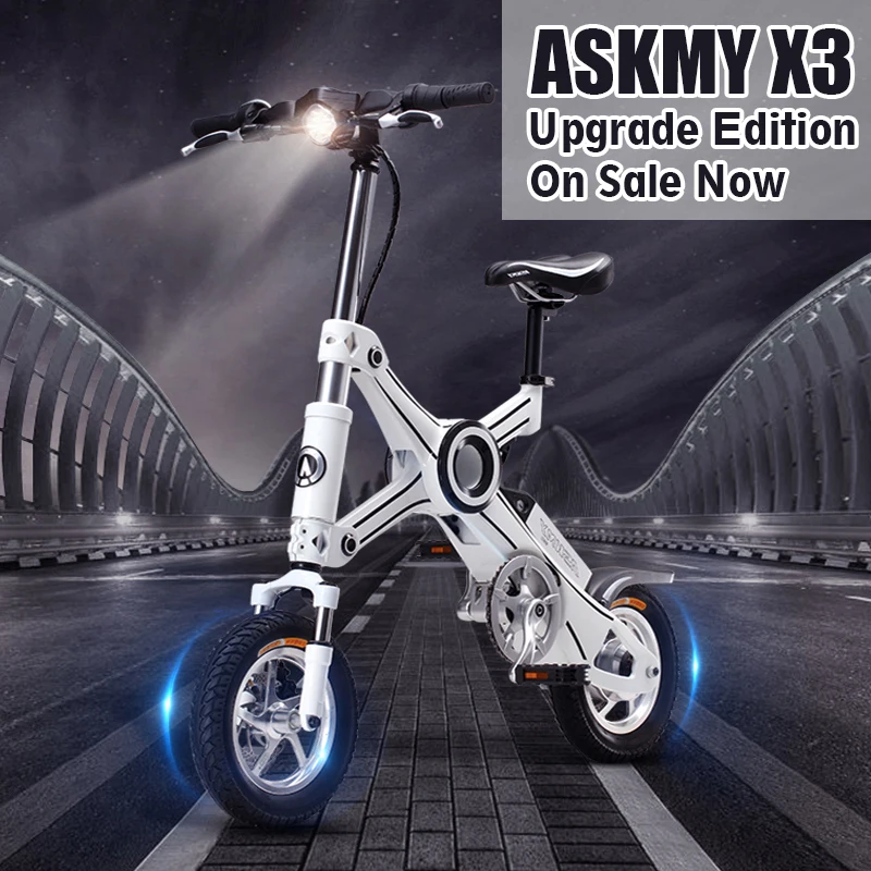 2017 Rushed New Arrival Electric bicycle ASKMY X3 Mini Electric Bike